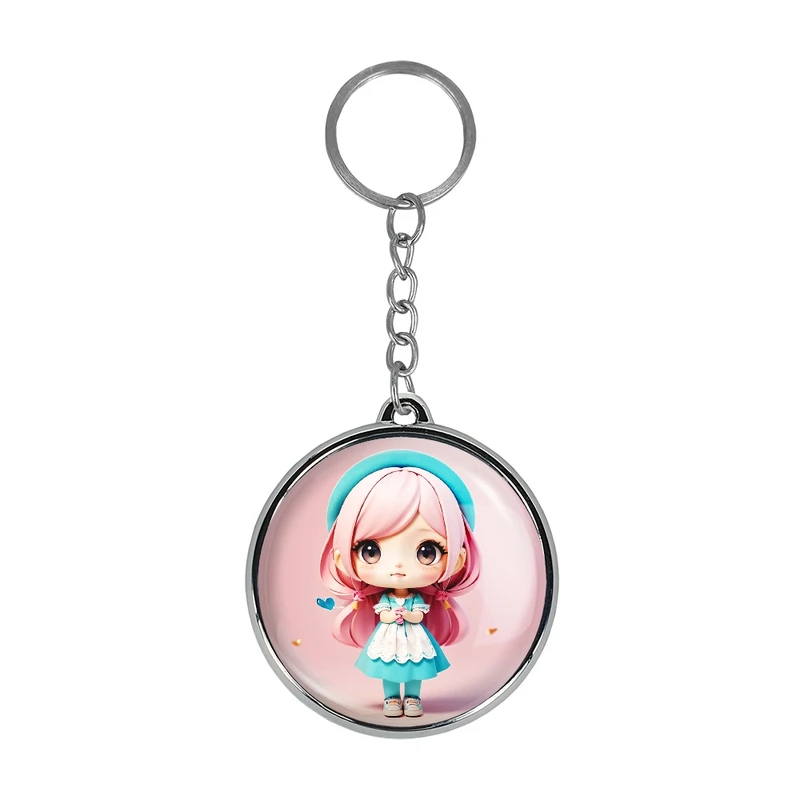 جاکلیدی خندالو طرح دخترانه (Girlish) مدل دوطرفه کد 3686836869