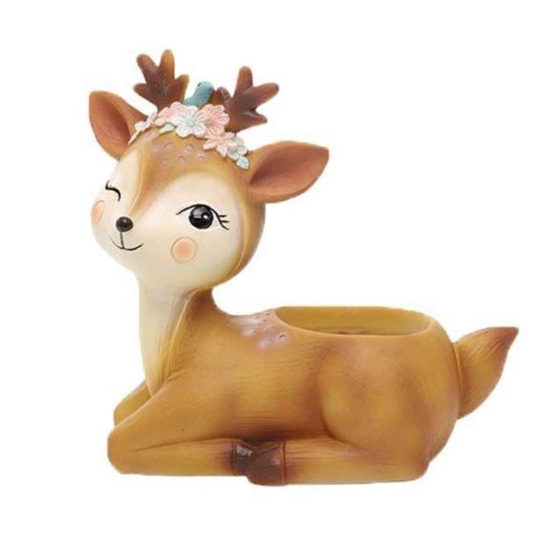 گلدان طرح آهو مدل c