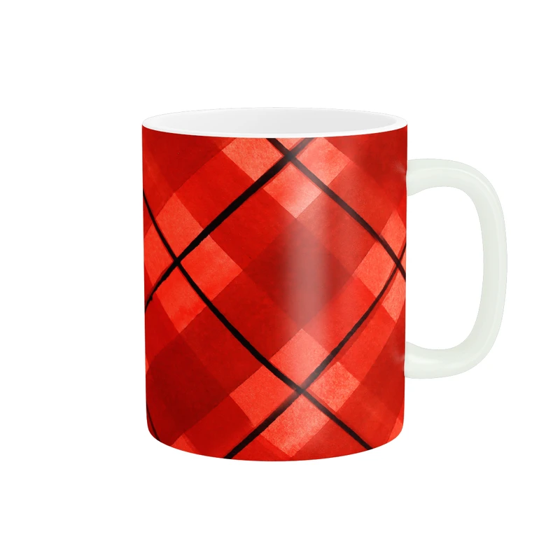 ماگ پاد آفرین طرح چهارخانه کد 425