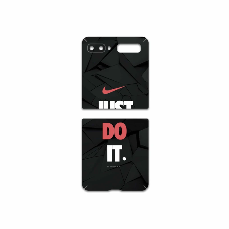 برچسب پوششی ماهوت مدل NIKE-Logo مناسب برای گوشی موبایل سامسونگ Galaxy Z Flip