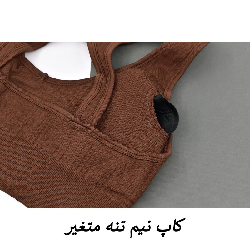 ست نیم تنه و شلوارک ورزشی زنانه مدل M5149