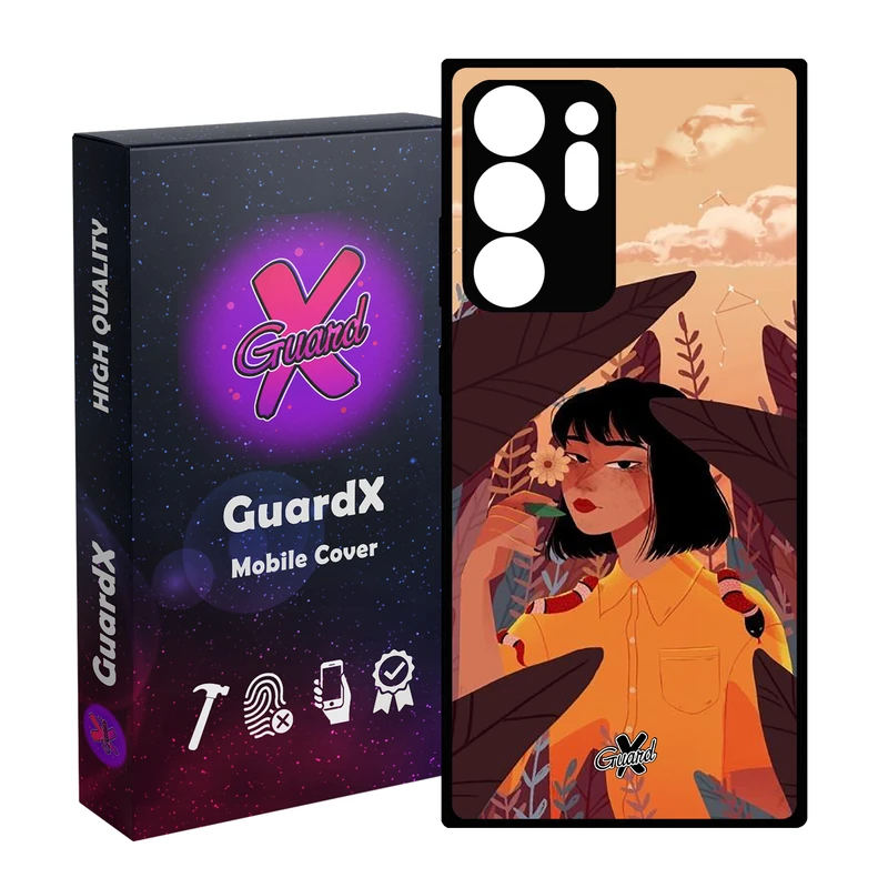 کاور گارد ایکس طرح Girl مدل Glass10327 مناسب برای گوشی موبایل سامسونگ Galaxy Note 20 Ultra