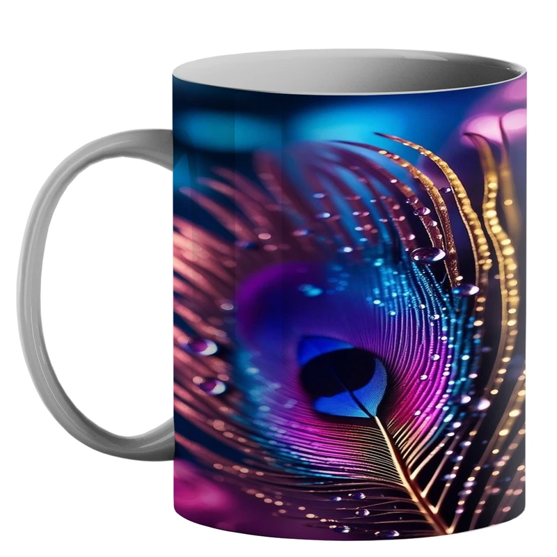 ماگ طرح طاووس کد 70