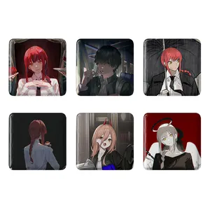 مگنت خندالو طرح انیمه مرد اره ای Chainsaw Man کد 1363A مجموعه 6 عددی