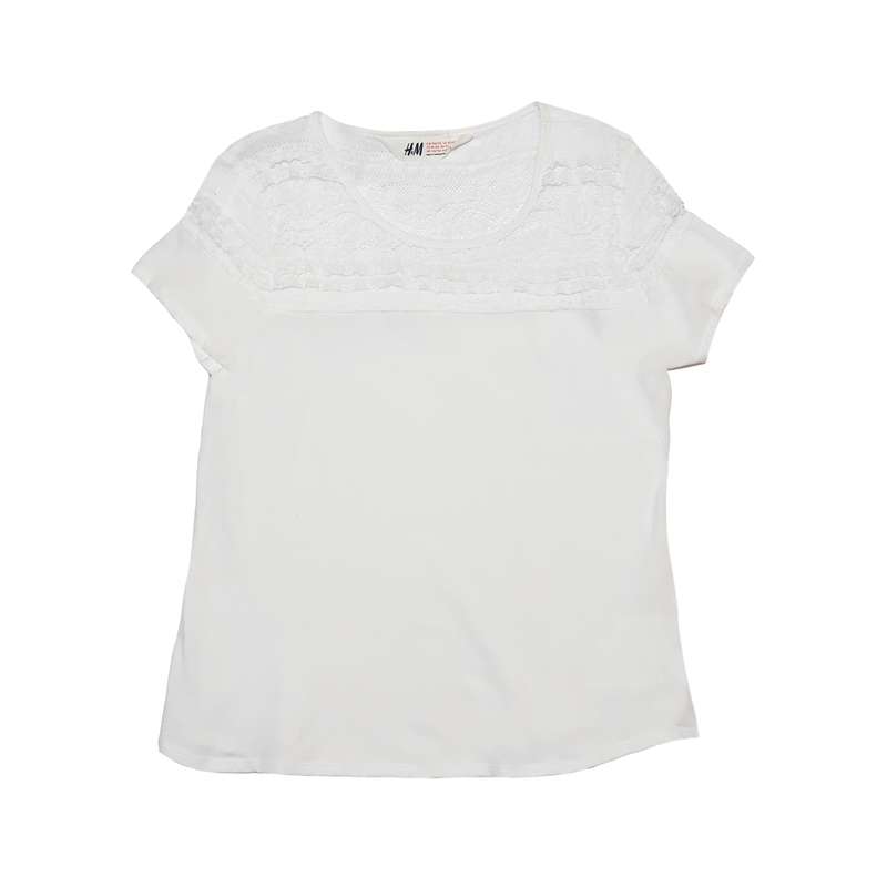 تی شرت آستین کوتاه دخترانه اچ اند ام کد 2040