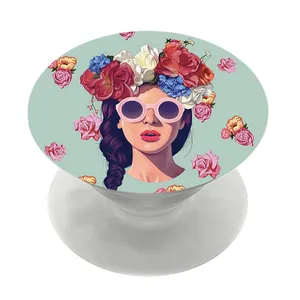 پایه نگهدارنده گوشی موبایل پاپ سوکت مگافون طرح دخترانه مدل 9418 