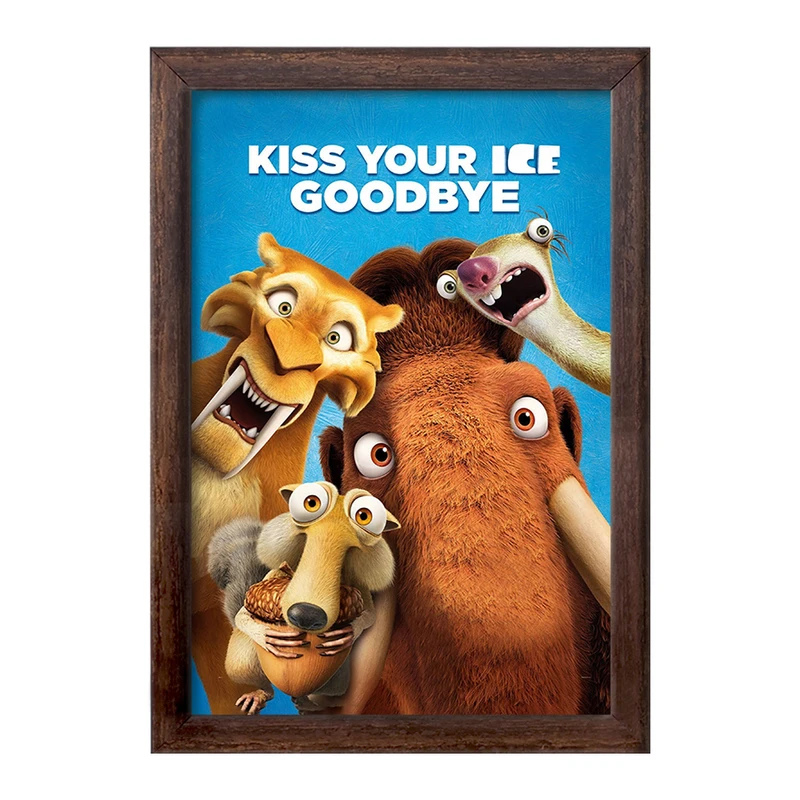 تابلو خندالو طرح عصر یخبندان کد F2080