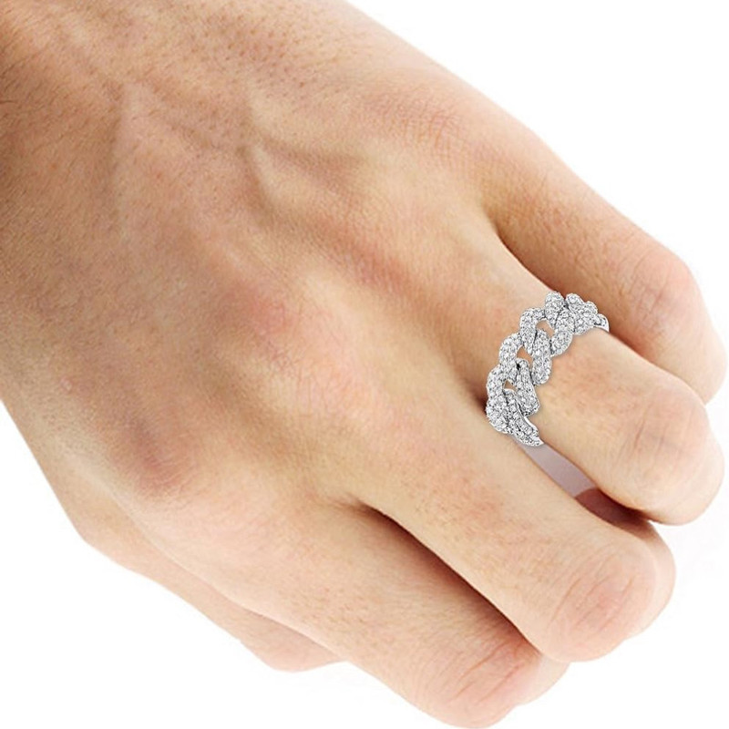 انگشتر نقره زنانه مدل فول نگینarm3643