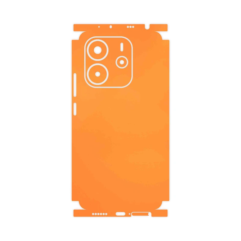 برچسب پوششی ماهوت مدل Matte-Orange-FullSkin مناسب برای گوشی موبایل شیائومی Redmi Note 14 4G