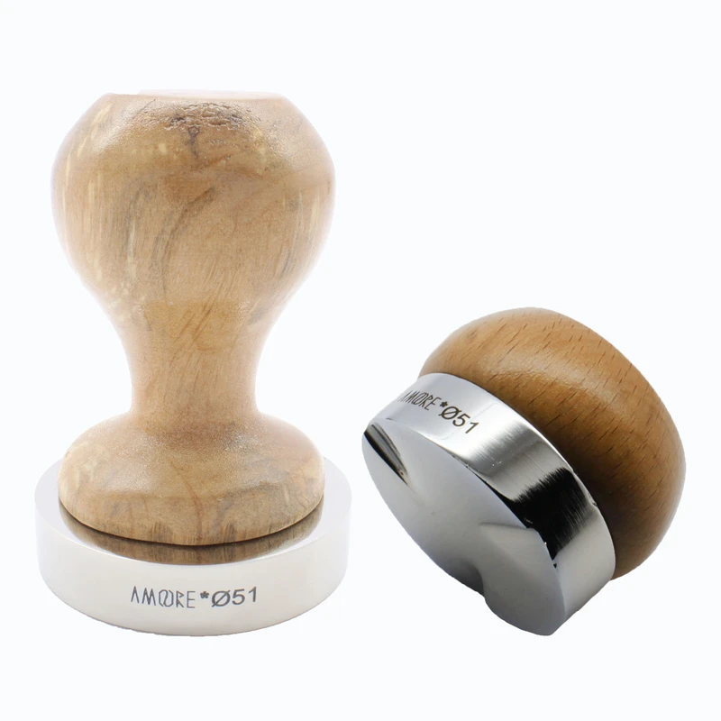 تمپر و لولر قهوه مدل 51 بسته دو عددی