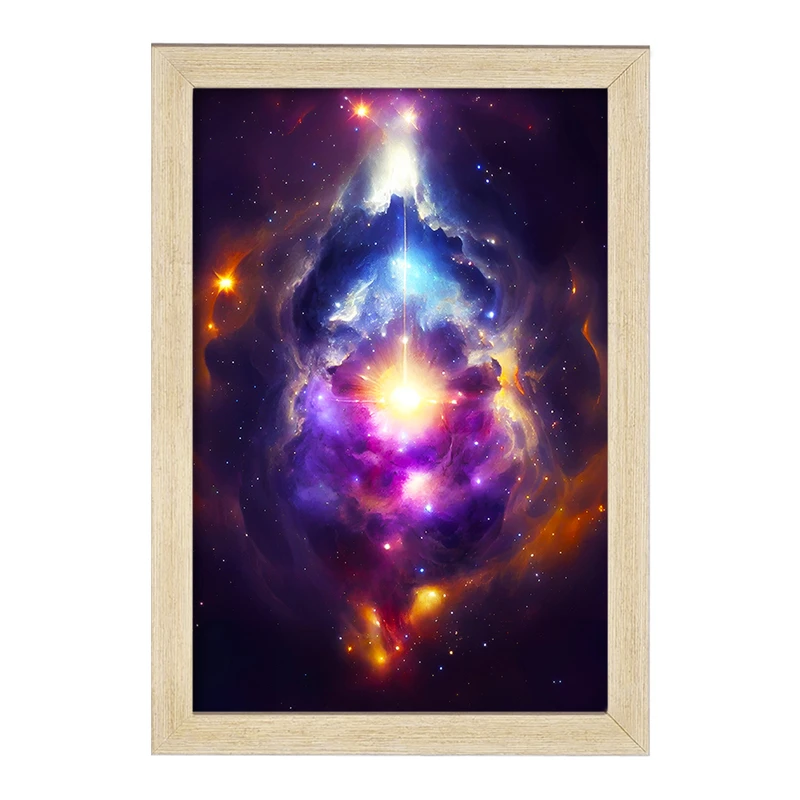 تابلو خندالو مدل کهکشان (galaxy) کد F6724