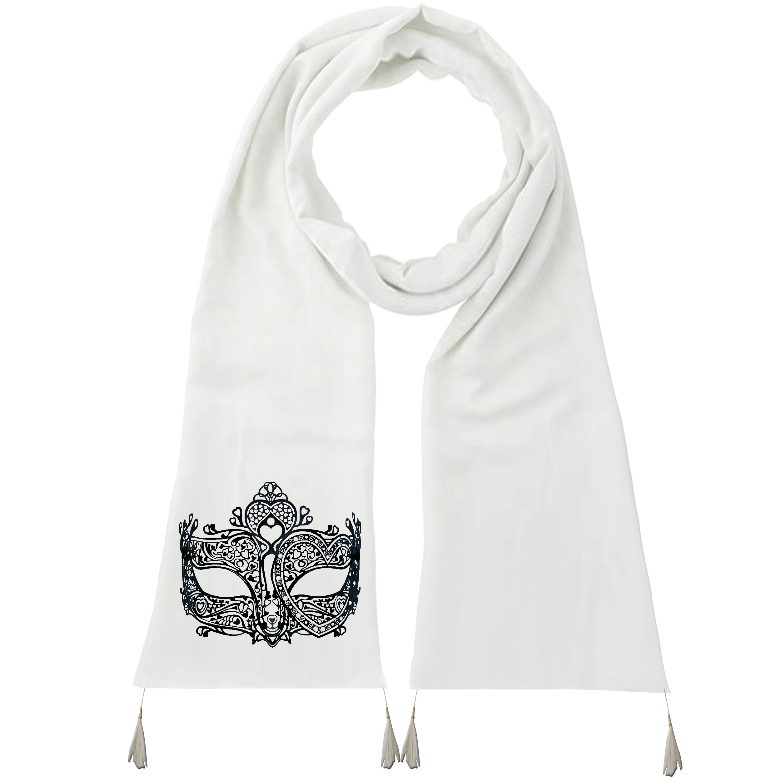 شال زنانه مدل بالماسکه