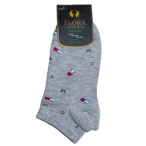 جوراب ساق کوتاه فلورا مدل To664