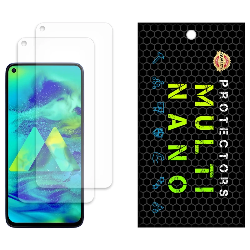 محافظ صفحه نمایش مات مولتی نانو مدل X-S2M مناسب برای گوشی موبایل سامسونگ Galaxy M40 بسته دو عددی