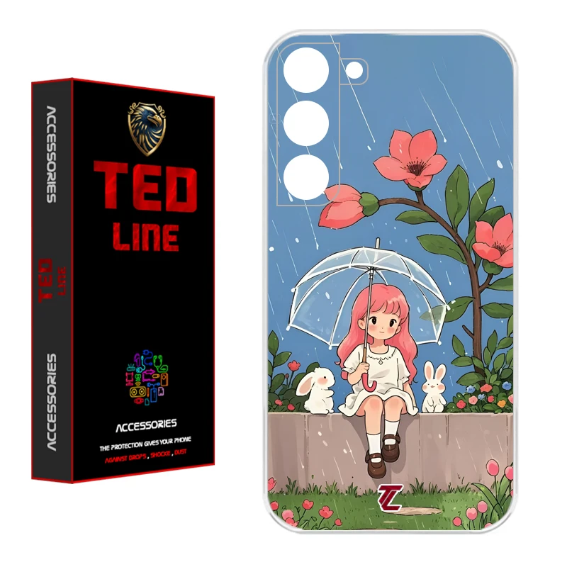 کاور تدلاین طرح دخترانه کد 1216 مناسب برای گوشی موبایل سامسونگ Galaxy S21 FE