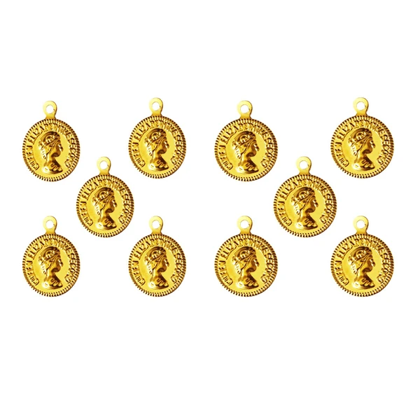 آویز دستبند طرح الیزابت کد AD 243 مجموعه 10 عددی