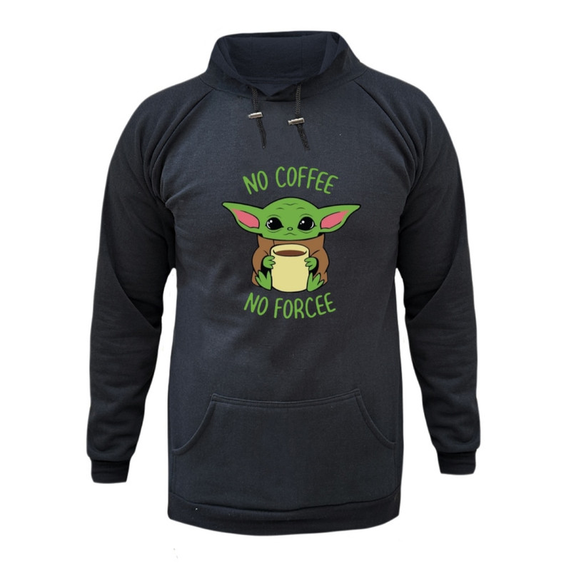 هودی زنانه مدل بیبی یودا و لیوان