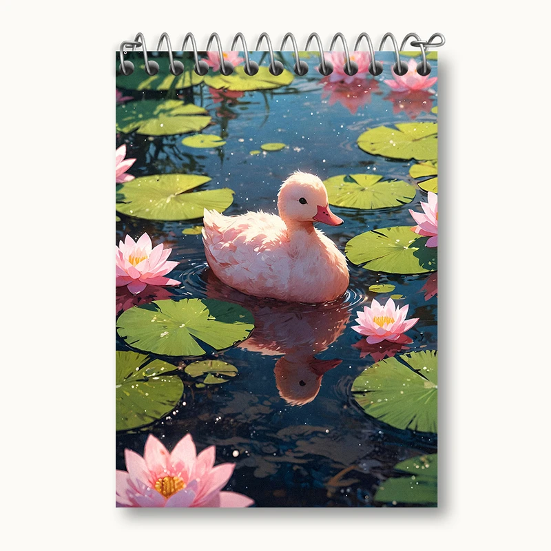 دفتر یادداشت 50 برگ خندالو طرح اردک بامزه کد N4505