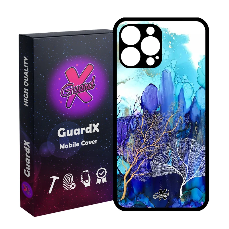 کاور گارد ایکس طرح آبرنگی مدل Glass10292 مناسب برای گوشی موبایل اپل iPhone 13 Pro Max