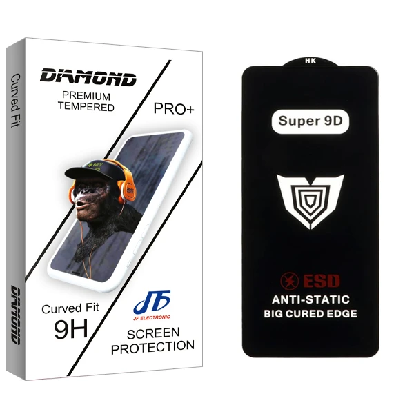محافظ صفحه نمایش جی اف مدل Super 9D Diamond2 مناسب برای گوشی موبایل هوآوی Pura 80 Ultra 5G