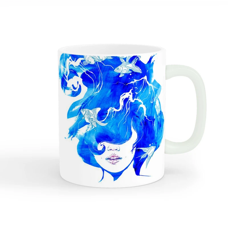 ماگ طرح دخترانه دوست داشتنی کد wall-8161