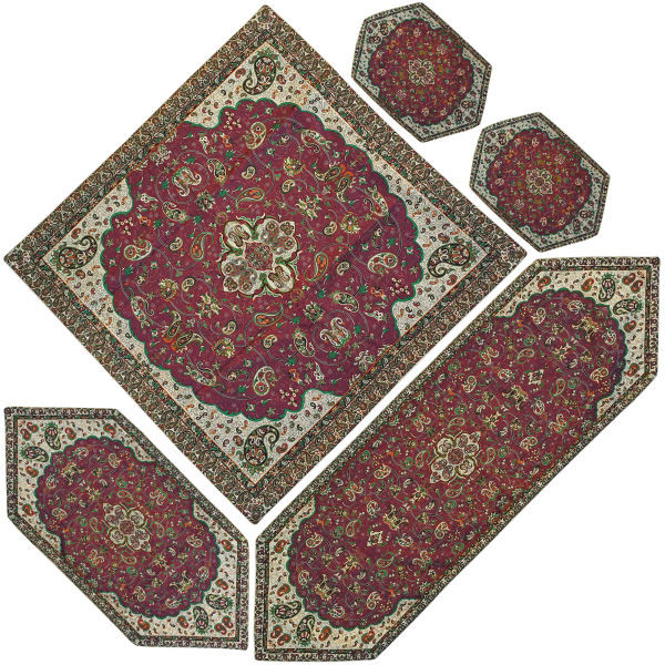 ست رومیزی 5 تکه کد 325 ست رومیزی 5 تکه کد 325