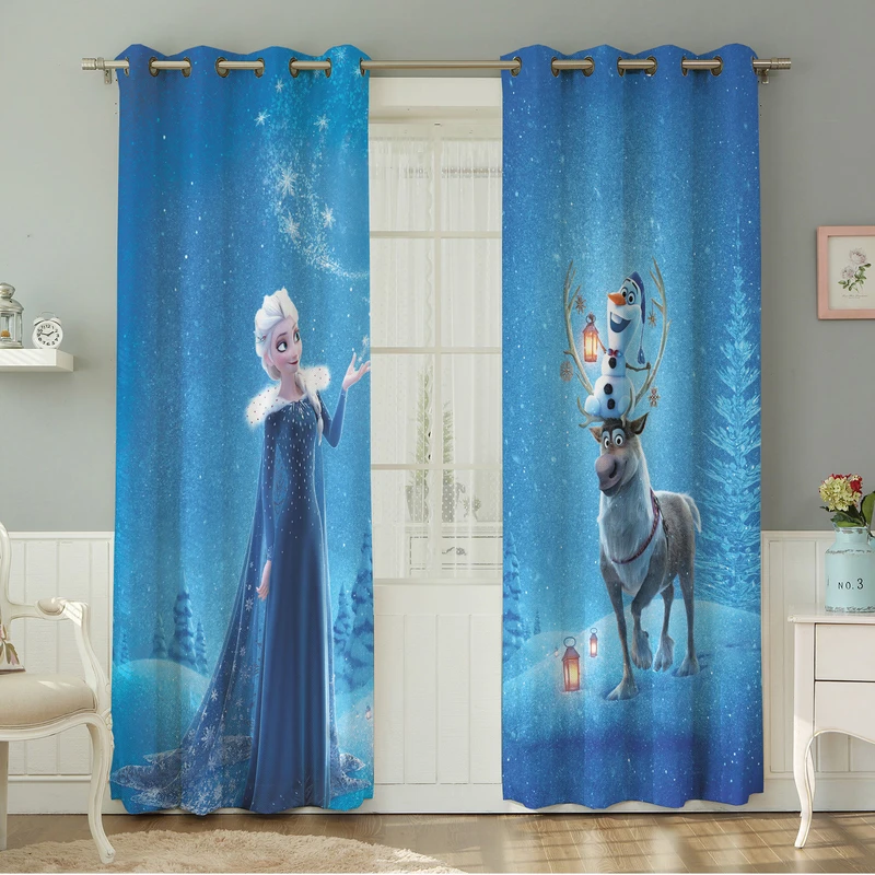 پرده نیروانا طرح کودک   مدل مخمل کد 8839 سایز 140×280 سانتی متر