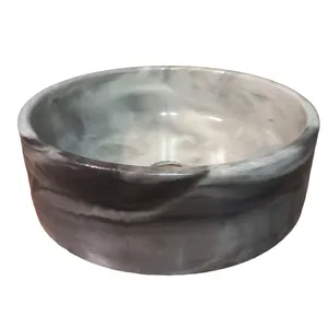  کاسه روشویی مدل ابروبادی رگه دار سنگ مصنوعی 