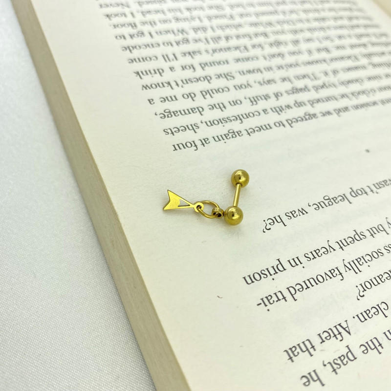 پیرسینگ گوش زنانه مدل مثلث کد P4276 پیرسینگ گوش زنانه مدل مثلث کد P4276