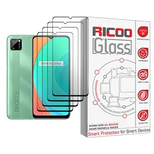 Ricoo Ricoo Glass MIX004 Screen Protector For Realme C11 Pack Of 4
