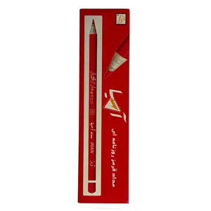 مداد قرمز آسیا با درجه سختی HB کد 001 بسته 12 عددی