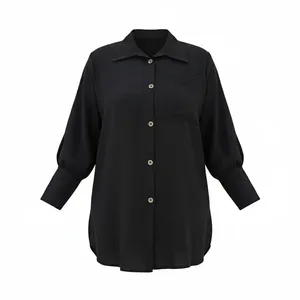 مانتو شومیزی زنانه مدل مچ پهن