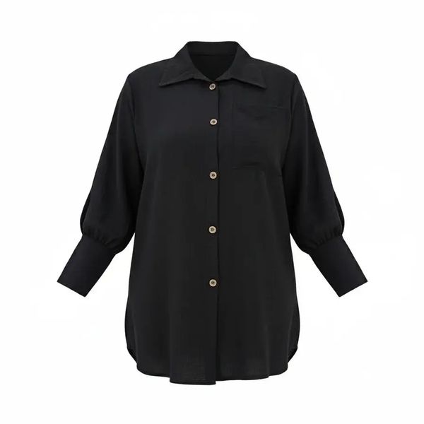 مانتو شومیزی زنانه مدل مچ پهن