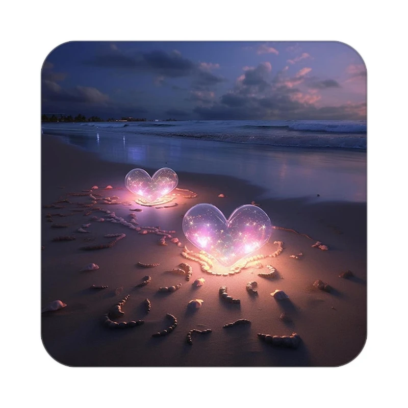 زیر لیوانی کاکتی مدل عاشقانه کد mp13469