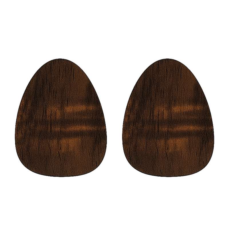 گوشواره میخی زنانه مدل چوبی کد 17