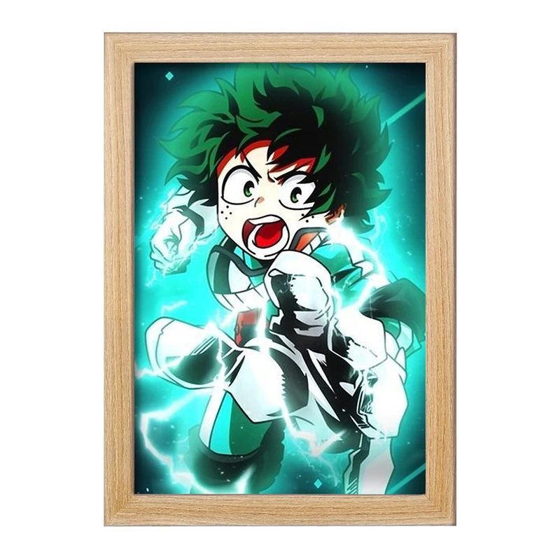 تابلو خندالو مدل دکو انیمه آکادمی قهرمان من  کد 16125