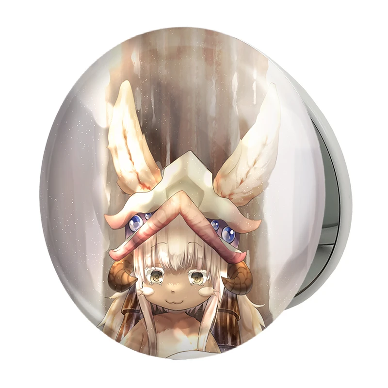آینه جیبی خندالو طرح ناناچی انیمه ساخته شده در پرتگاه Made in Abyss مدل تاشو کد 22097 