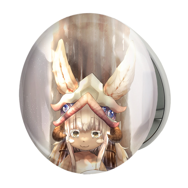 آینه جیبی خندالو طرح ناناچی انیمه ساخته شده در پرتگاه Made in Abyss مدل تاشو کد 22097 