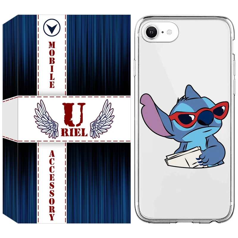 کاور یوریل مدل Clear کد 69 طرح  استیچ مناسب برای گوشی موبایل اپل iPhone 7 / iPhone 8 / SE 2020 / SE 2022