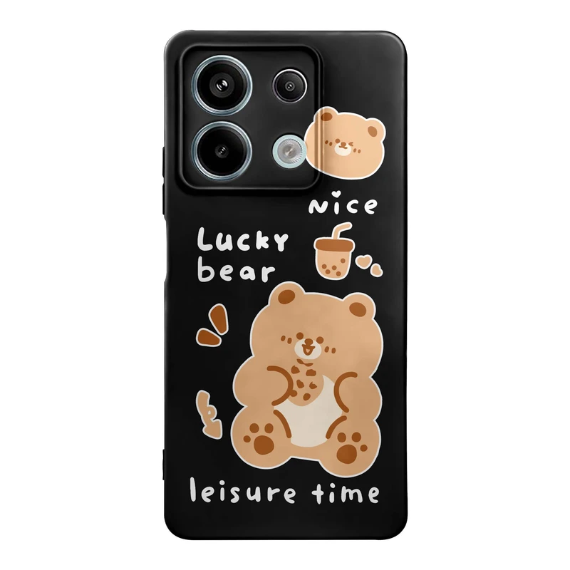 کاور قاب گارد طرح خرس شکمو کد a8553 مناسب برای گوشی موبایل شیائومی Redmi Note 13 5G