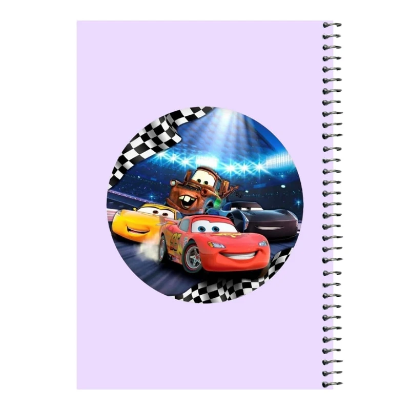 دفتر مشق 80 برگ اس جی مدل ماشین ها کد 1