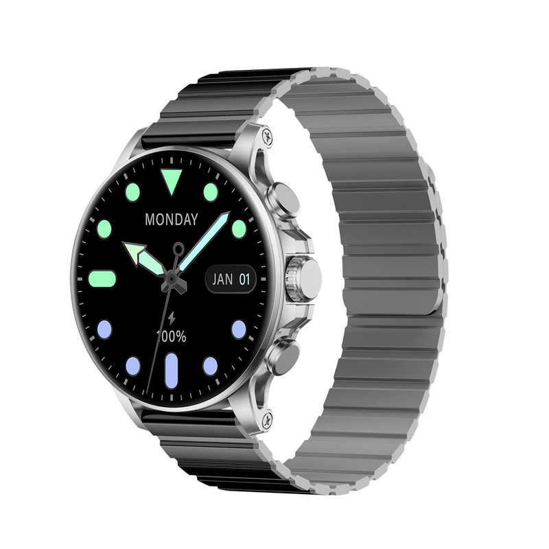 ساعت هوشمند گلوریمی مدل SAY SMART HOME 2 MAX LTD  دارای قابلیت های کنترل موسیقی (Music Player)، قابلیت مکالمه از طریق بلوتوث، پشتیبانی از زبان فارسی در منو و سیستم‌عامل بند سیلیکون