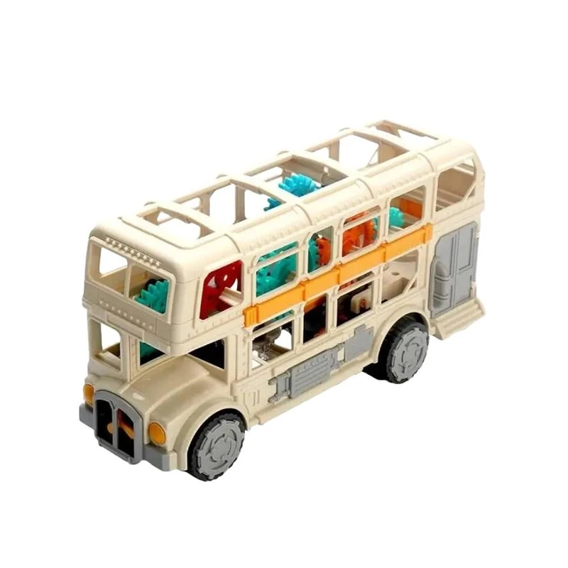 ماشین بازی مدل اتوبوس چرخ دنده ای موزیکال