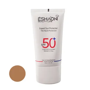 فلوئید ضد آفتاب رنگی اشااونی SPF50 مدل 02 مناسب پوست های خشک و حساس حجم 40 میلی‌لیتر