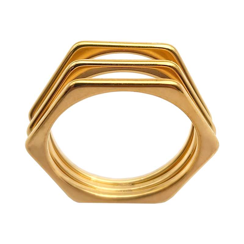 انگشتر زنانه مدل سه خط كد RNG20GL-3R انگشتر زنانه مدل سه خط كد RNG20GL-3R