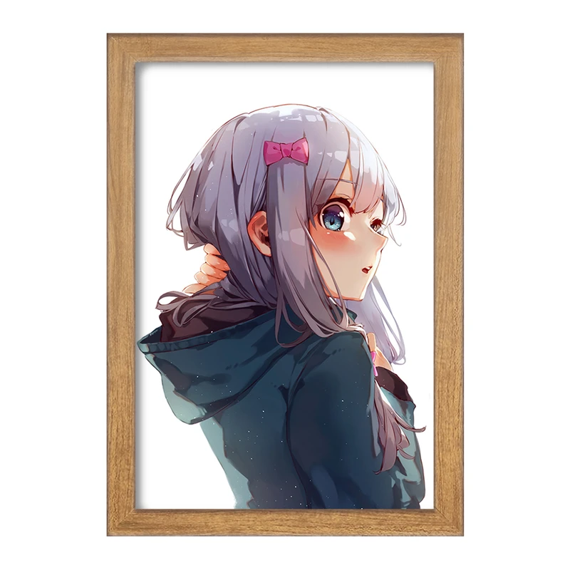 تابلو خندالو مدل ساگیری انیمه ارومانگا سنسی Eromanga Sensei  کد 22685