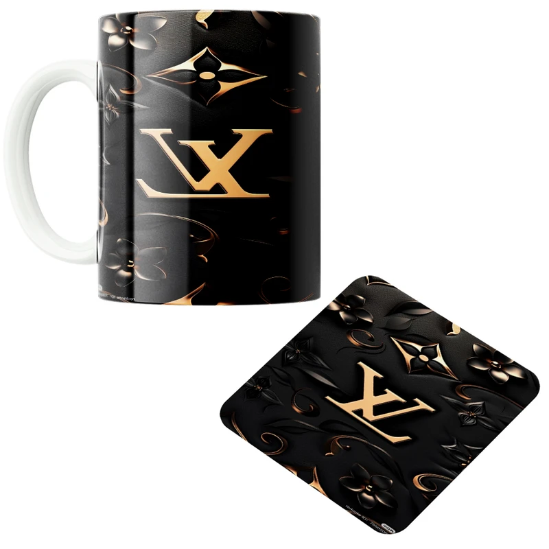 ماگ پاد آفرین مدل لوویز کد 01 به همراه زیر لیوانی