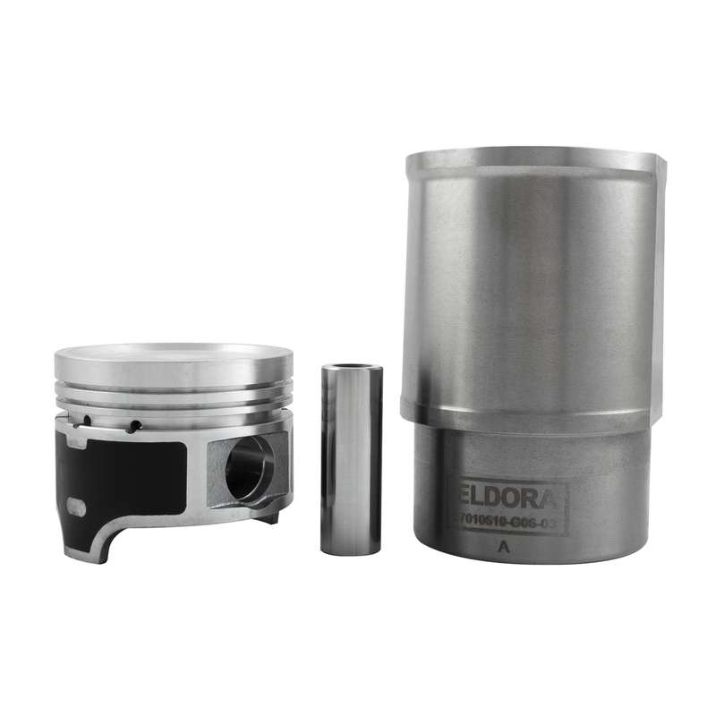 بوش و پیستون و گژن پین الدورا کد 87120620 مناسب برای پژو 405 بسته 4 عددی