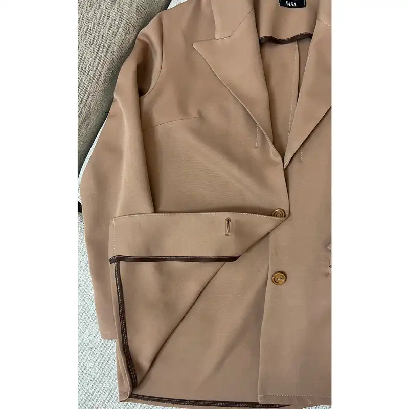 کت زنانه مدل Camel-01