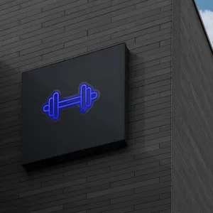 Neon design Dumbbell_BL LED Neon Sign